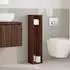 vidaXL Badezimmerschrank mit Rollenhalter braune Eiche 20,5x20x90cm (858512)