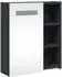 vidaXL Badezimmer-Spiegelschrank mit LED-Beleuchtung, grau, 45x13x52cm (357966)