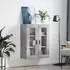 vidaXL Wandschrank Betongrau 69,5x34x90cm (828496)