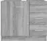 vidaXL Waschbeckenunterschrank Sonoma-Grau 63x30x54cm Holzwerkstoff