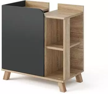 VICCO Karen Waschbeckenunterschrank Sonoma/Anthrazit 60x65cm (47278)