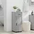 vidaXL Badezimmerschrank mit Schubladen, grau Sonoma, 30x35x80cm (883330)