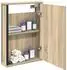 vidaXL Spiegelschrank Sonoma-Eiche 42x12x60cm Holzwerkstoff (868041)