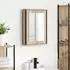 vidaXL Spiegelschrank Sonoma-Eiche 42x12x60cm Holzwerkstoff (868041)