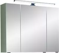 Saphir Badezimmerspiegelschrank "Quickset 500, 3 T&uuml;ren, 80cm breit,