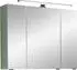 Pelipal Quickset 500 Spiegelschrank 3-türig 80x20x64cm LED salbeigrün IP44