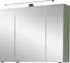 Pelipal Quickset 500 Spiegelschrank 3-türig 80x20x64cm LED salbeigrün IP44
