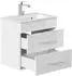 Posseik Portus 500 SlimLine Waschtisch 50cm, 2 Schubladen, Keramikbecken