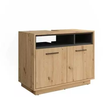 VICCO Beatrice Waschbeckenunterschrank Artisan Eiche/Anthrazit 80x64cm (40163)