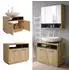 VICCO Beatrice Waschbeckenunterschrank Artisan Eiche/Anthrazit 80x64cm (40163)