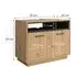 VICCO Beatrice Waschbeckenunterschrank Artisan Eiche/Anthrazit 80x64cm (40163)