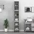 vidaXL Badezimmerschrank Grau Sonoma 30x30x190cm Holzwerkstoff (819802)