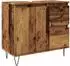 vidaXL Waschbeckenunterschrank Altholz-Optik 65x33x60cm Holzwerkstoff (857226)