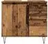 vidaXL Waschbeckenunterschrank Altholz-Optik 65x33x60cm Holzwerkstoff (857226)