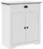vidaXL BODO Waschbeckenunterschrank weiß 70x35x80cm