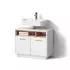 Livinity Temo Waschbeckenunterschrank weiß, Holzwerkstoff, 3 Fächer, 80x64x40cm (800000883222)