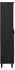 vidaXL Badschrank 38x33x160cm Mango Massivholz, schwarz (356841)