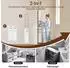 SoBuy Badezimmerschrank schmal mit Schublade, weiß, 20x96x20cm (BZR151-W)