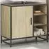 vidaXL Waschbeckenschrank Sonoma-Eiche 65x33x60cm Holzwerkstoff (849285)