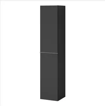 Bernstein LAVOA Hochschrank anthrazit matt, Chromgriff, 35x170x35cm