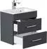 Posseik Portus 500 SlimLine Waschtisch 50cm Graphit SoftTouch (PORTUS500000003DE)