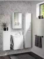 FACKELMANN Waschbeckenunterschrank "SBC" Badm&ouml;bel f&uuml;r G&auml;ste-WC, Breite ca. 45 cm