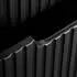 Lomado NEWPORT-56-BLACK Doppelwaschtisch-Unterschrank 120cm, schwarz mit Eiche (LA56-NEWPORT-56-BLACK-SET44)