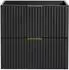 Lomado ADELAIDE-56-BLACK Waschtisch-Unterschrank 60cm matt schwarz, gerillte Front (ADELAIDE-56-BLACK)
