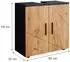 VICCO Waschbeckenunterschrank Irma Goldkraft Eiche/Anthrazit 60x59cm