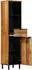 vidaXL Badezimmerschrank 38x33x160cm, Massivholz Mango, braun (4017778)