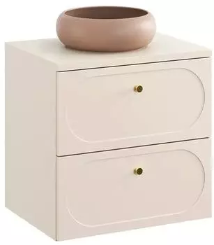 Comad Sanae Waschtisch 60,6cm, 2 Schubladen, sandbeige