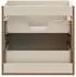 Comad Sanae Waschtisch 60,6cm, 2 Schubladen, sandbeige