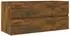 vidaXL Waschtischunterschrank Räuchereiche 100x38,5x45cm Holzwerkstoff (815657)