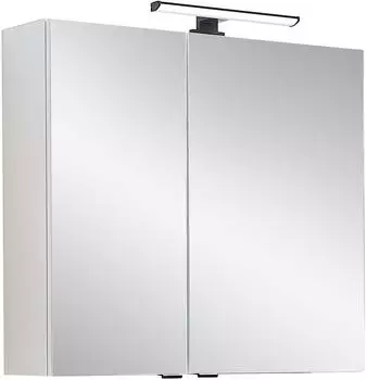 Pelipal Quickset 500 Spiegelschrank 2-t&uuml;rig LED-Aufsatzleuchte 67,2x20x64cm wei&szlig; matt (40346928-0)