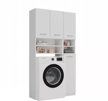 OEM MARPOL Badezimmer-Schrank-Set 2-teilig, wei&szlig;