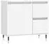 vidaXL Badezimmerschrank weiß 65x33x60cm Holzwerkstoff (831596)