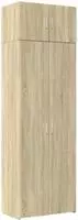 vidaXL Hochschrank Sonoma-Eiche 70x42,5x225 cm Holzwerkstoff