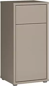 Forte Alice Springs Bad-Unterschrank 1-t&uuml;rig, 1 Schublade, taupe (ACSK217-U88)