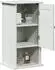 vidaXL VIGO Badezimmerschrank wandmontiert, weiß/antikweiß, 37x34x71,5cm (4019122)