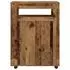 vidaXL Badschrank schmal mit Rollen, Holzwerkstoff, Altholz-Optik (855275)