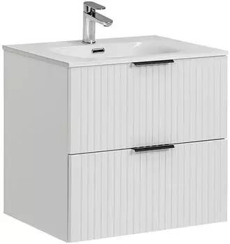 Comad Adriel Waschtisch 60,2cm, 2 Schubladen, wei&szlig;