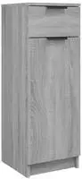 vidaXL Badschrank Grau Sonoma 32x34x90 cm Holzwerkstoff