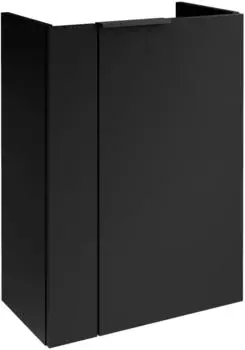 Fackelmann SBC B.PARIS Mini-Waschtischunterschrank 45cm, schwarz matt, T&uuml;ranschlag rechts (86069)