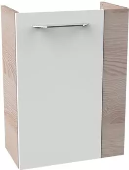 Fackelmann SBC Waschbeckenunterschrank h&auml;ngend, 44cm, wei&szlig; Hochglanz