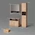 Livinity Badmöbel-Set, Eiche Artisan, Anthrazit, Holzwerkstoff, 19 Fächer, 1 Schubladen, Rechteckig, 80x64x40 cm