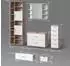 Livinity Badmöbel-Set, Weiß, Sonoma Eiche, Holzwerkstoff, 20 Fächer, 7 Schubladen, Rechteckig, 80x60x33 cm