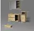 Livinity Badmöbel-Set, Braun, Anthrazit, Holzwerkstoff, 11 Fächer, 2 Schubladen, Rechteckig, 45x100x60 cm