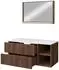Mirjan24 Badmöbel-Set, Weiß, Holzwerkstoff, 2 Schubladen, Rechteckig, 100x57x45 cm (800000849051)