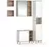 VICCO Badmöbel-Set, Weiß, Sonoma Eiche, Holzwerkstoff, 18 Fächer, Rechteckig, 62x54x32 cm