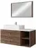 Mirjan24 Badmöbel-Set, Braun, Metall, 2 Schubladen, Rechteckig, 100x57x45 cm (800000849082)